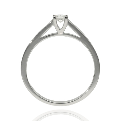 Fehér arany gyűrű 55-ös méret (B43624_3I)